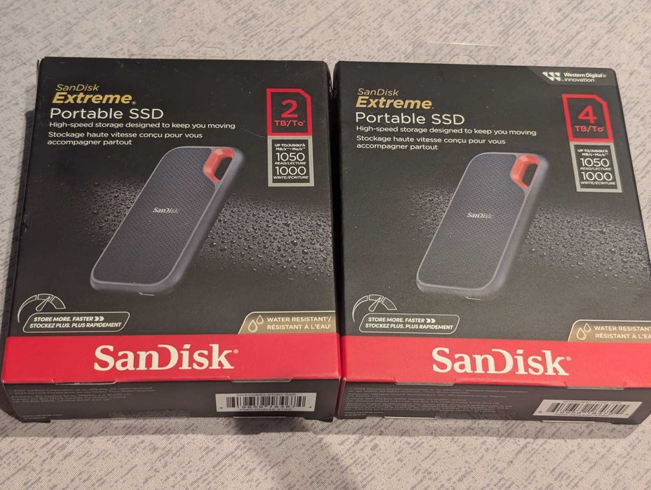 SSD extern Sandisk Extreme Portable, 4TB, USB 3.1