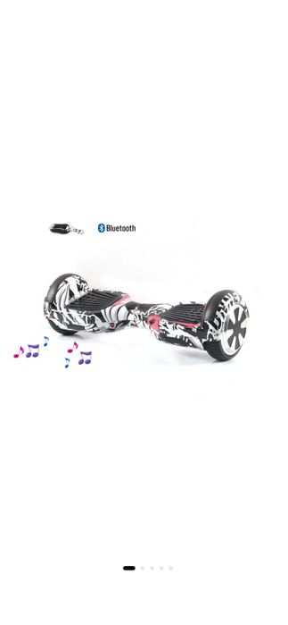 Scooter electric Pirate Grafitti, roti 6,5 inchi,