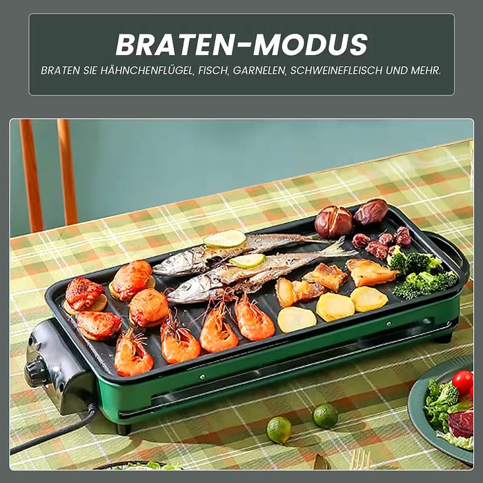 Gratar electric cu Placa Teppanyaki