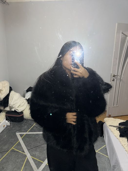 Эко Шуба новая черная