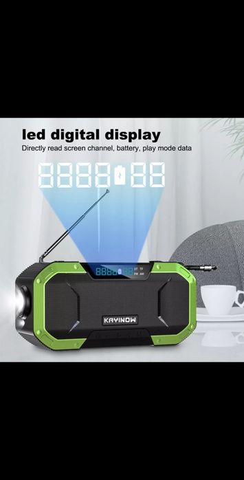 Radio Bluetooth încărcare panou solar(Ruxac urgență)