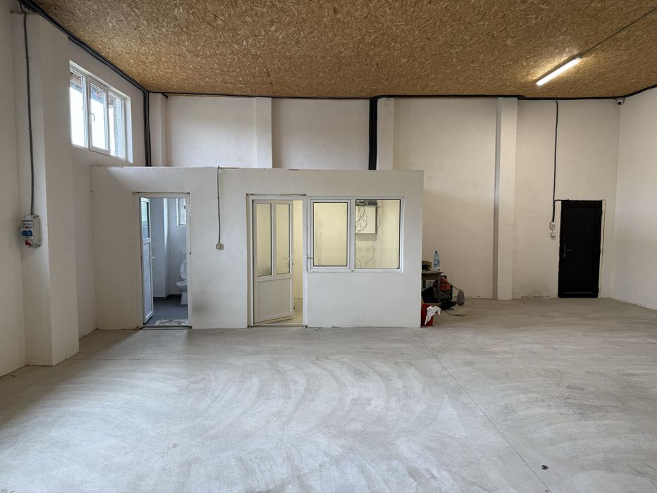 Închiriez / De Închiriat Spațiu Comercial / Hală / Depozit / Garaj 200 MP, Spătărești + ACCES TIR