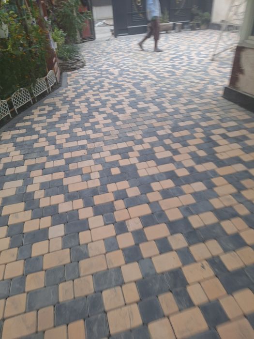 Укладка брусчатки