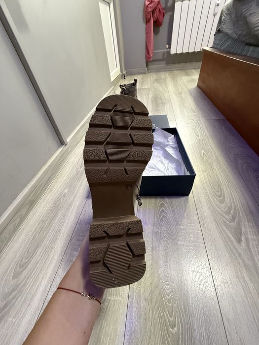 Дамски боти естествен велур CAPRICE 38 размер