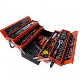 ТОП ОФЕРТА за 150 лв  Комплект инструменти 147 бр. в метален куфар
