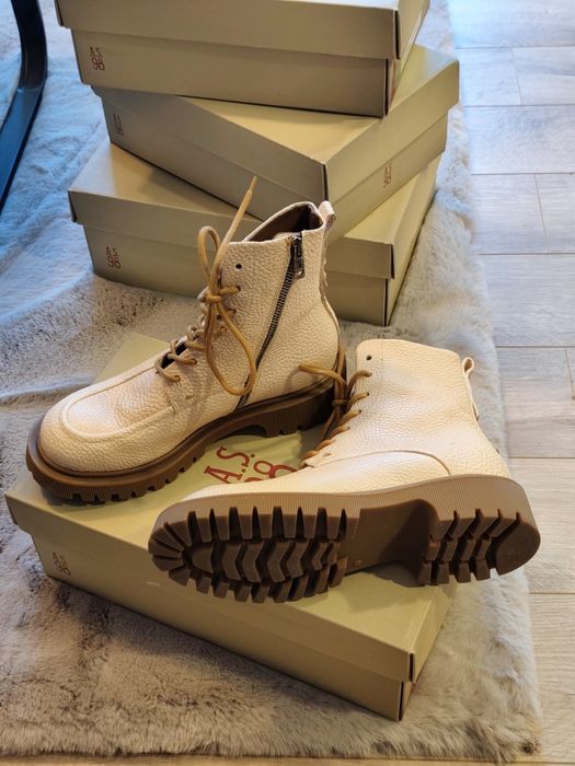 Ghete piele naturala Italia A.S. 98