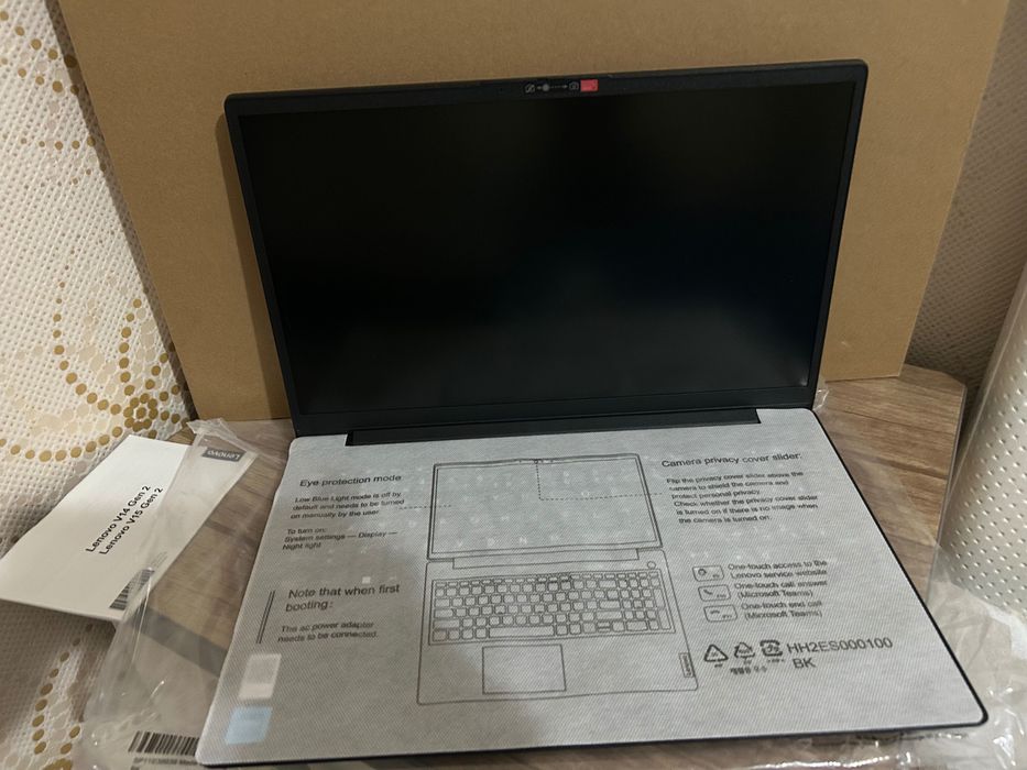 Ноутбук LENOVO V15 G2 IJL CELERON N4500 8GB 256GB 15,6 FHD BLACK