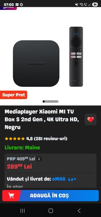 Mediaplayer tv xiaomi