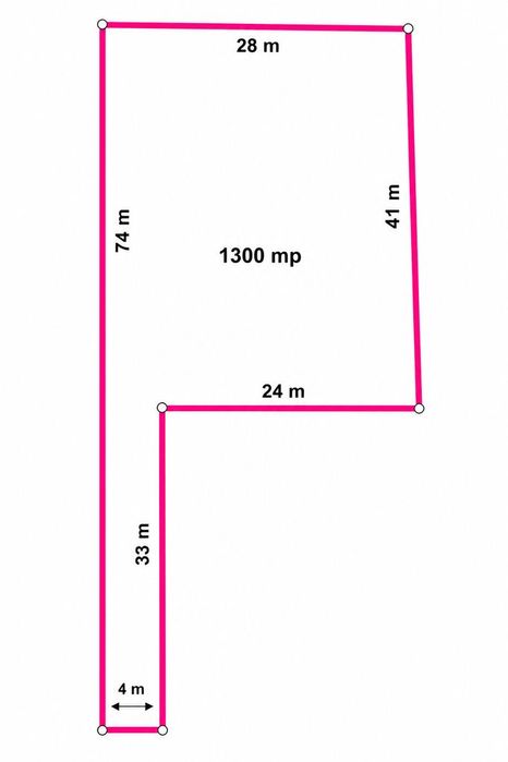 Teren intravilan  1300 mp-Vasile Petri -Unirea-zona premium-9500 euro/