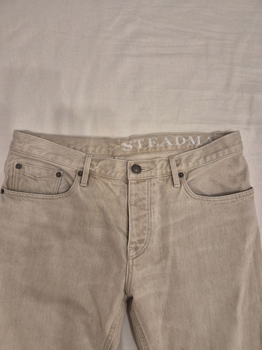 Blugi Burberry Brit de dama, culoare bej, marime 30R, in stare buna