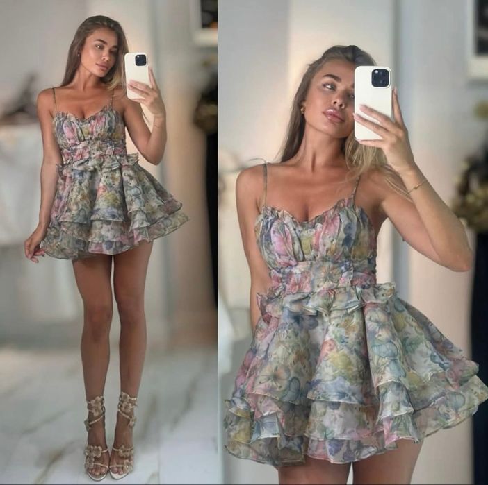 Рокля с пеперуди