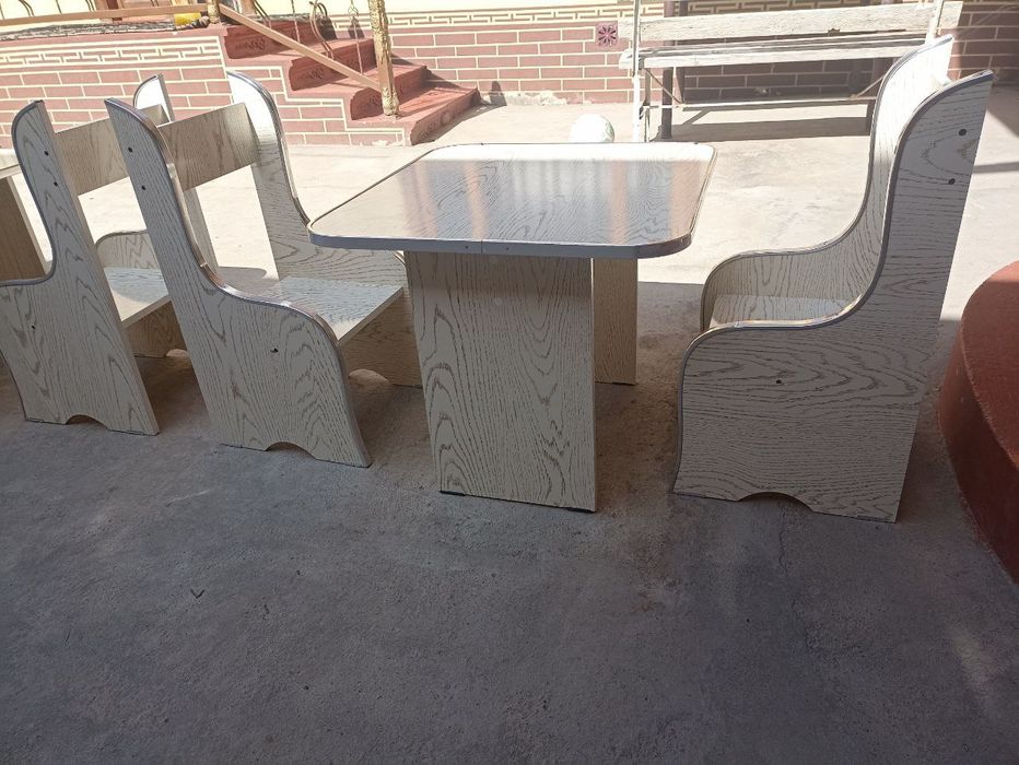 Ikki kishilik bolalar stol stuli