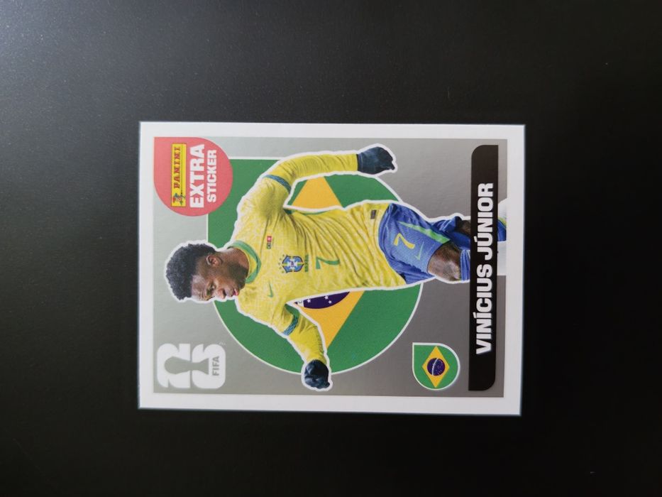 Vinicius junior silver extra sticker