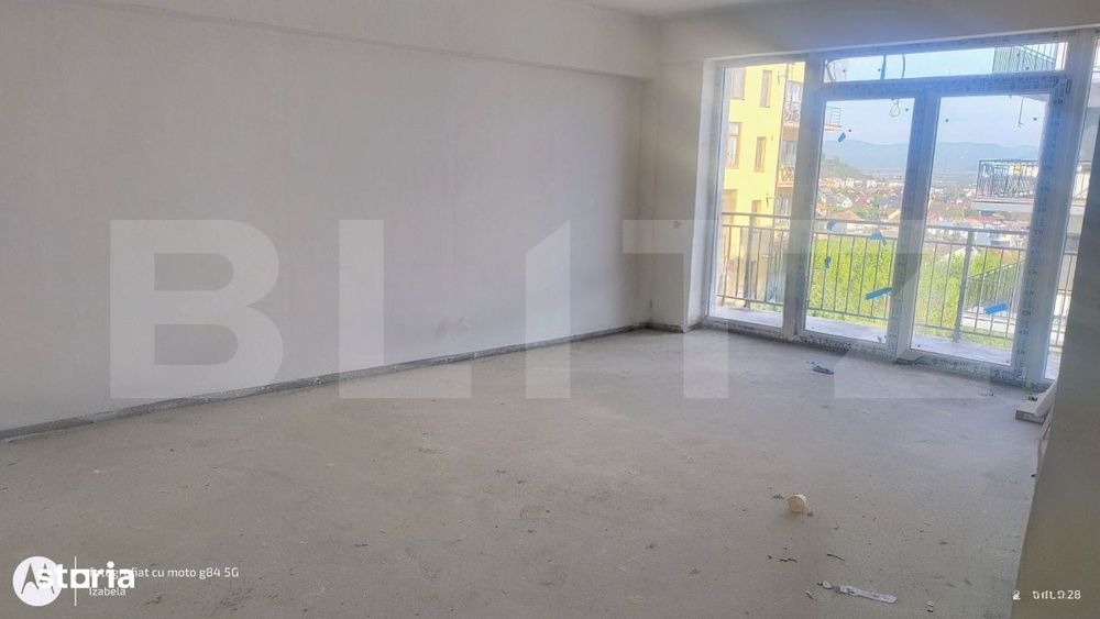 Apartament 2 camere, 60 mp + balcon spectaculos 12 mp, priveliste supe