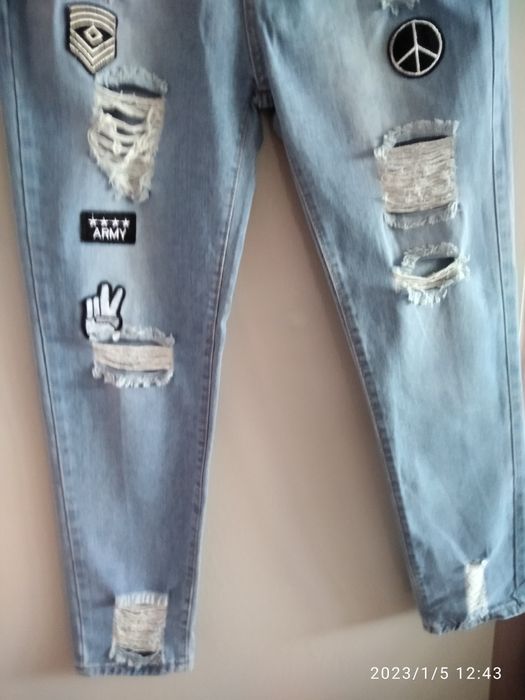 Дънки сини унисекс