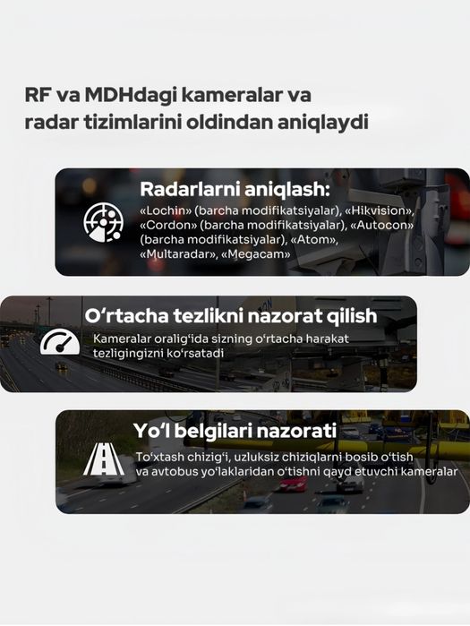 Radar-detektor SilverStone F1 DOPPLER PRO Wi-Fi