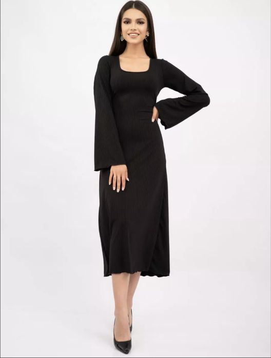 Платье лапша длинное на завязках