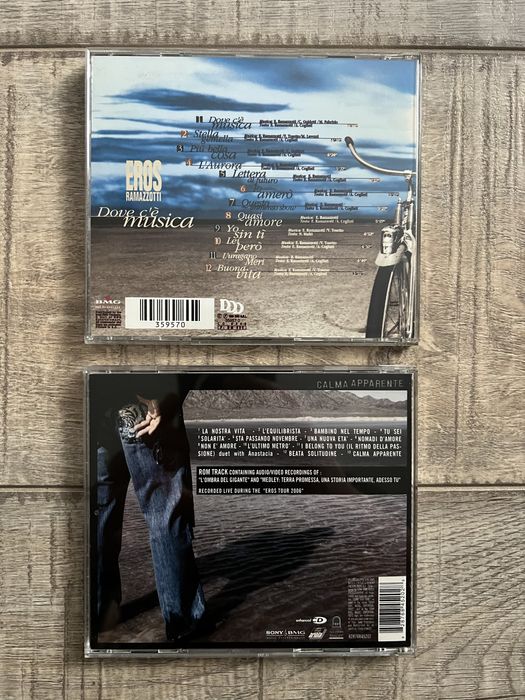 Lot 6 cd-uri originale Eros Ramazzotti