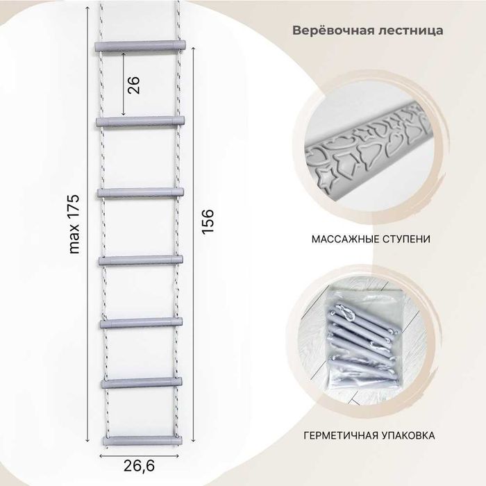 Шведская стенка Romana DSK 4 + мат 100х100х6