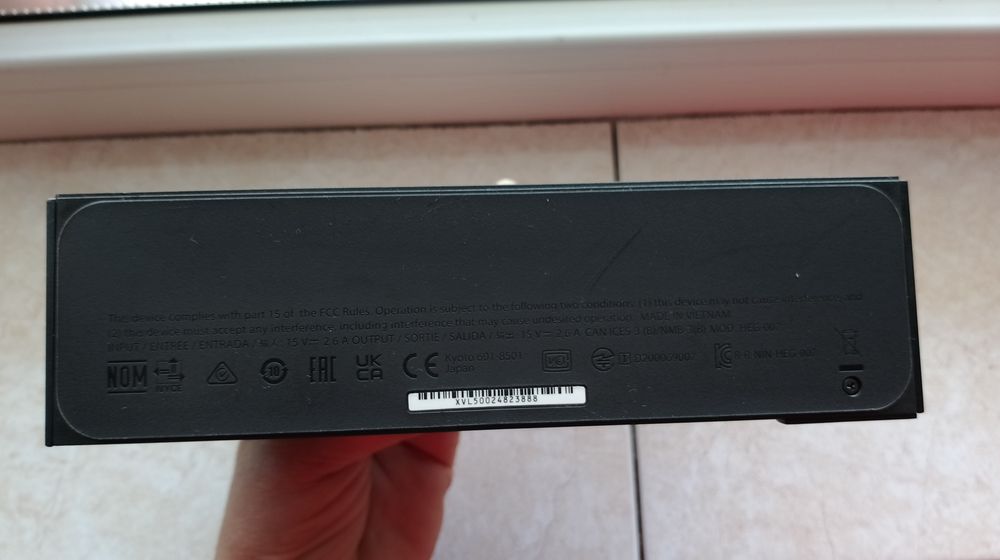 Dock Original Nintendo Switch Oled/LAN+HDMI+cablu LAN