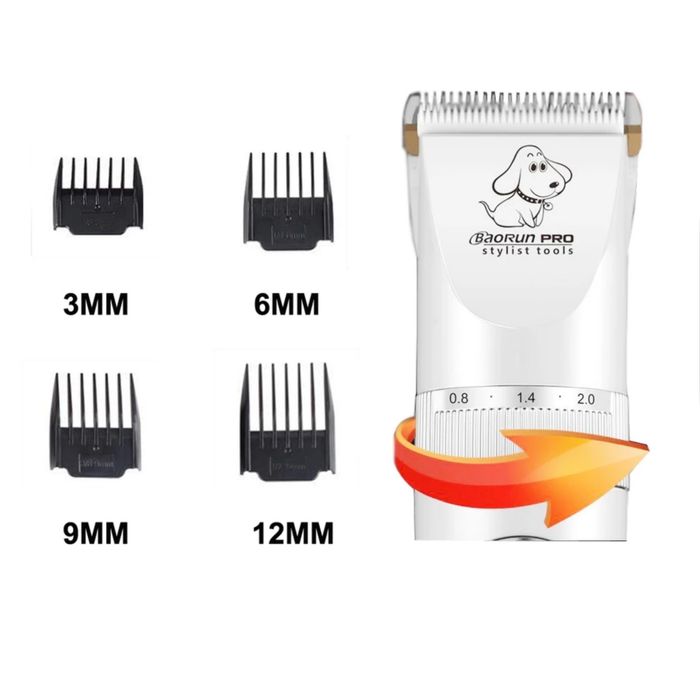 Машинка за подстригване на кучета и котки BAORUN-P9 с керамична/титани