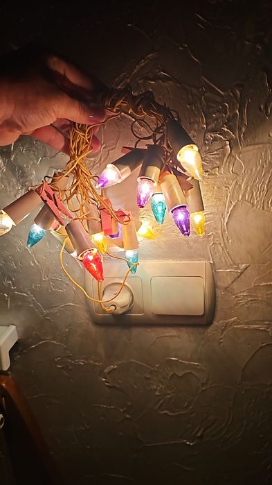 Звезда гирлянда лампочки родом из СССР