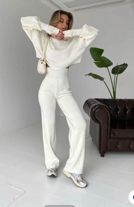 Бял комплект нов