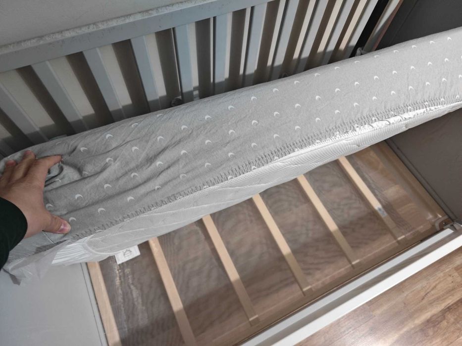 Ikea SUNDVIK бебешко креватче, 60x120 см + екстри