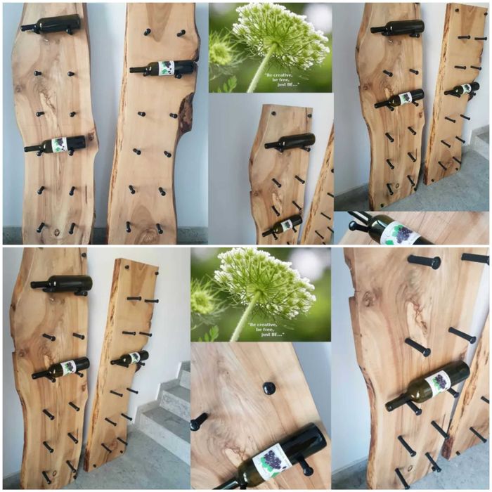 Suport vertical de depozitare sticle vin / sampanie