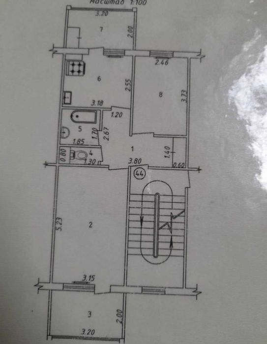 Продаётся квартира 2/4/5 на КараСу 6 не торцевая 2 балкон 2×3