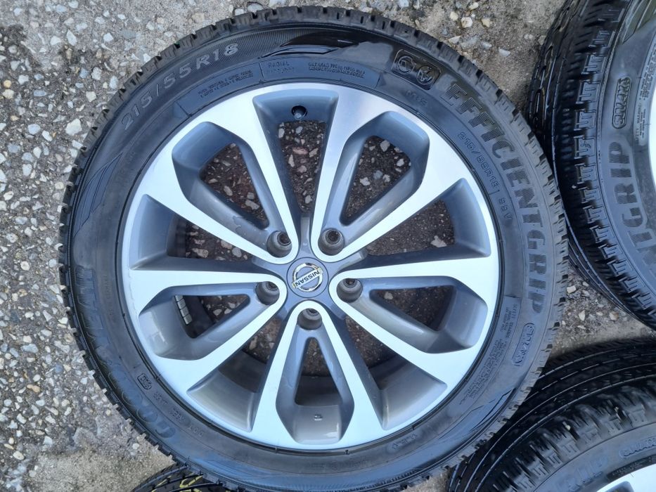 4бр алуминиеви джанти за Нисан Кашкай, Хтрел, Джук / 6.5 ж Х 18/ ет 40