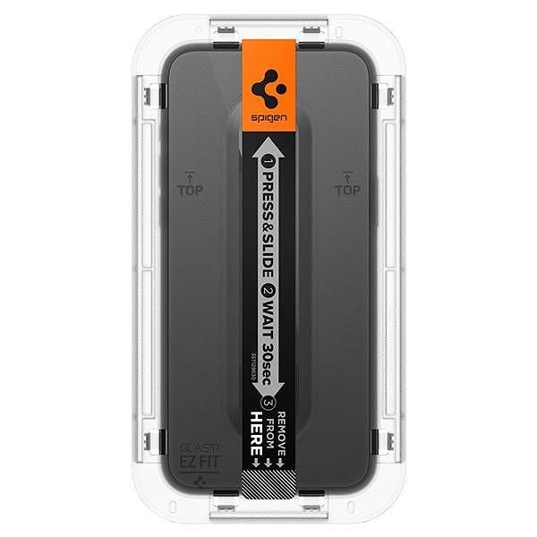 Spigen glas.tr fc iphone 15 6.1" "ez fit" tempered glass black frame a