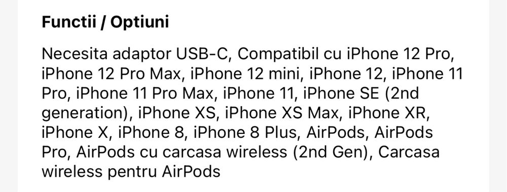 Vand MagSafe original Apple