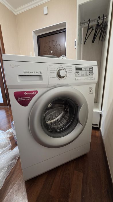 Стиральная машинка LG, 5.5 кг, б/у, работает отлично