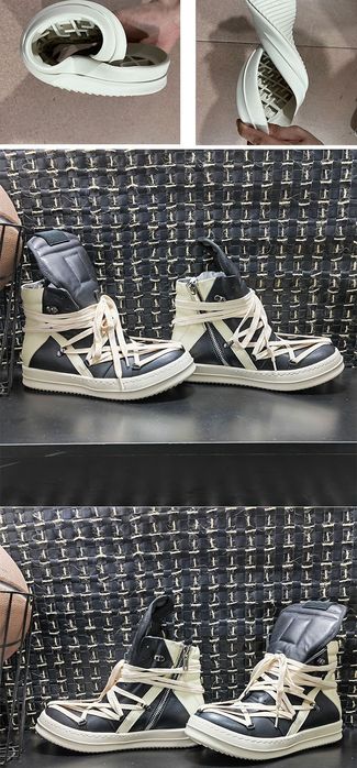 はげ Rick Owens Geobasket Rick Owens Geobasket RU01D3894 LOOLCO | FLEXDOG