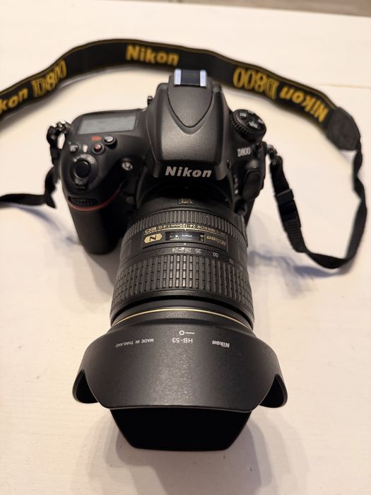 Nikon D800 + Obiectiv NIKKOR 24-120 mm | FULL FRAME | 13.000 cadre