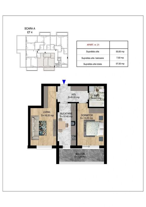 Apartament 2 Camere Decomandat Metrou Nicolae Teclu Bloc Boutique