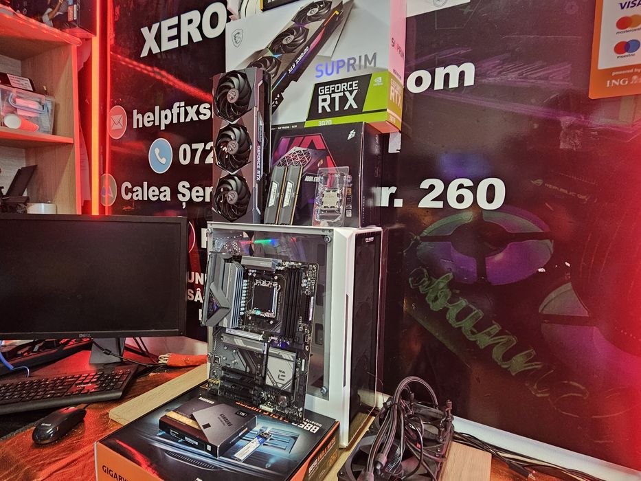 PC High-End AMD Ryzen 7 7800x3d ! Construcție Profesională- Extrema
