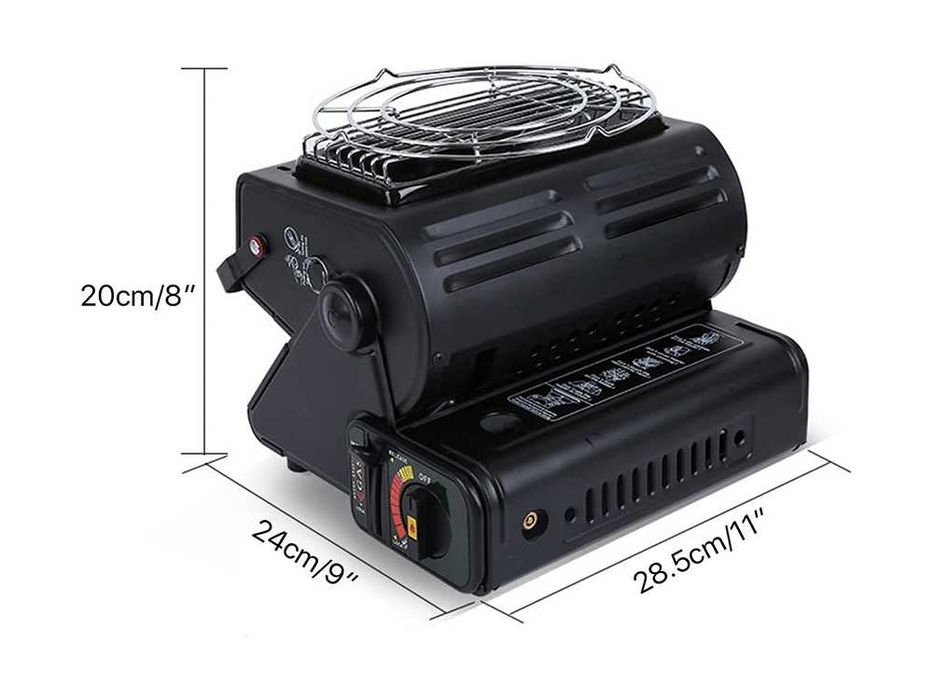 Преносима газова печка и котлон 2 в 1 за къмпинг, бус , камиони  и др.