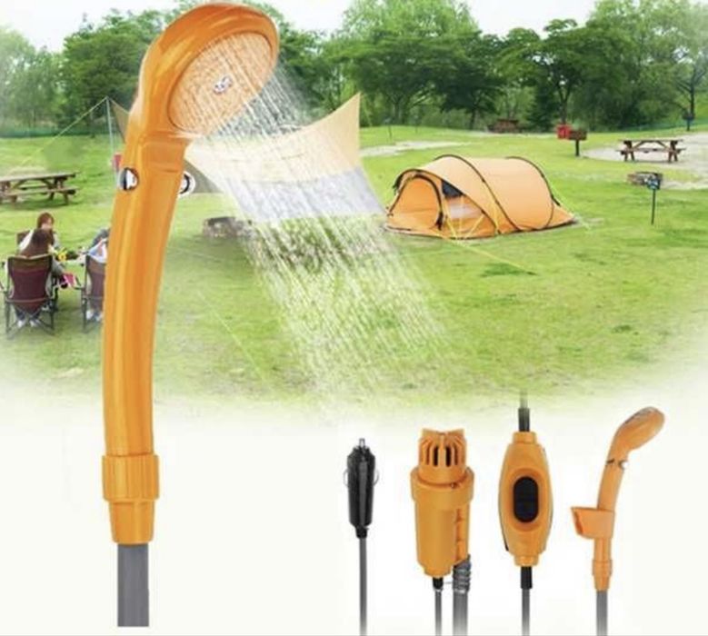 Преносим портативен душ за къмпинг, риболов, плаж и други.