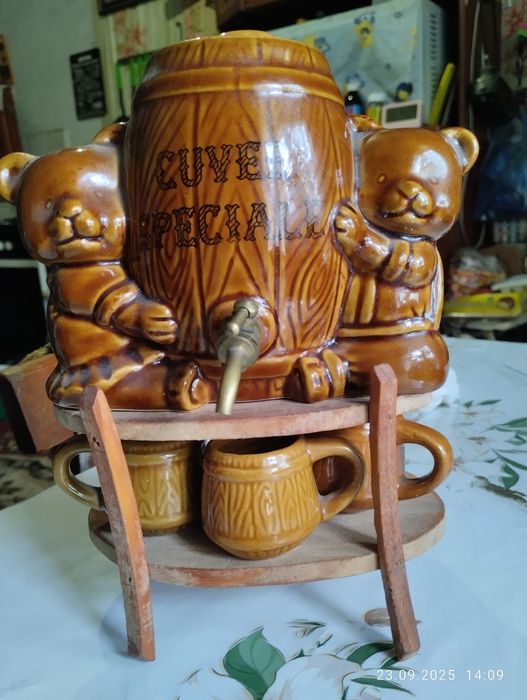 Набор бочонок с рюмочками