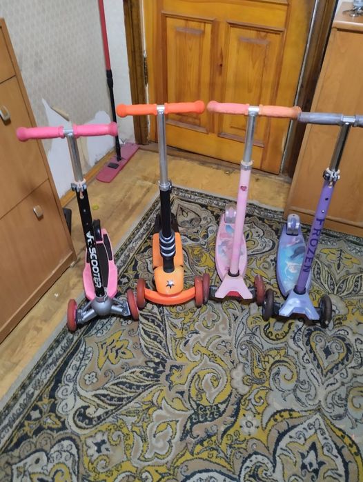 Самокаты колеса светятся