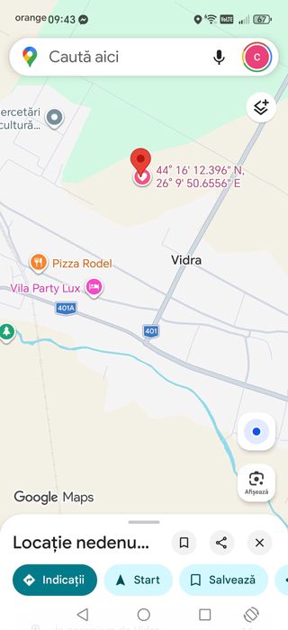 Teren intravilan Vidra Ilfov