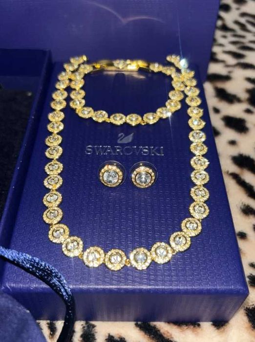 Set Swarovski Angelic Auriu - Colier/Bratara/Cercei
