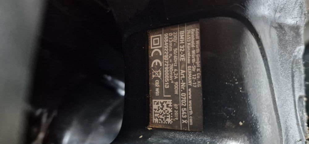 перфоратор Wurth BMH 32-XE SDS-Plus