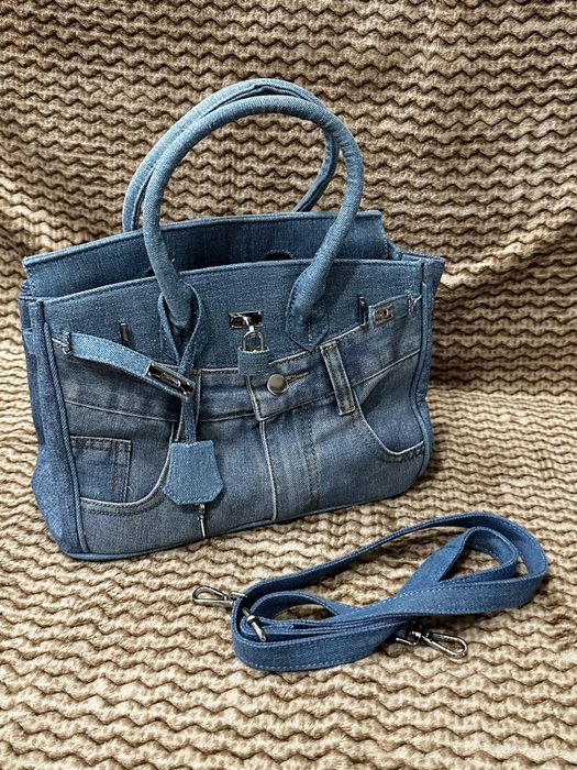 Сумка Birkin Denim Lux (jeans pocket)