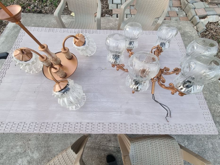 Lustre vechi bronz