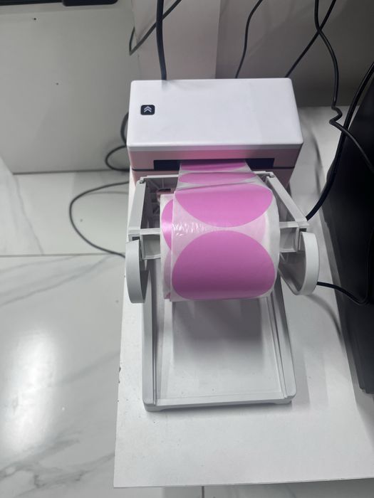 Продается термопринтер с заправленной этикеткой