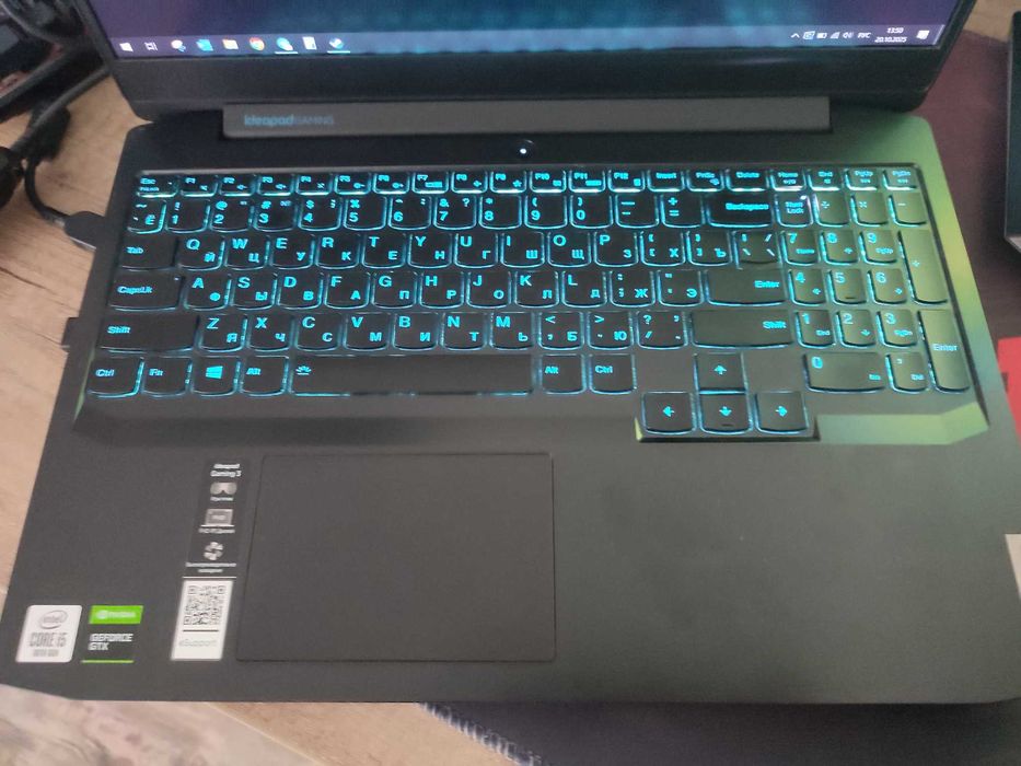 IdeapadGaming Ноутбук i5-10300H CPU2.50GHz ОЗУ8Gb GTX1650Ti(4gb)UHD