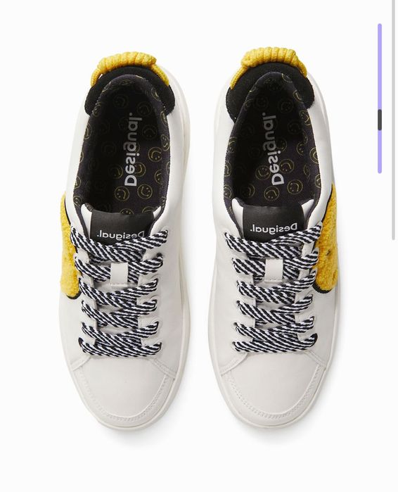 Бели кецове Desigual Smile 37 номер